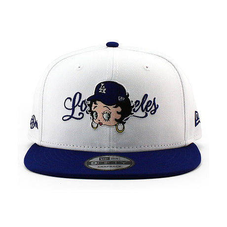 ニューエラ キャップ 9FIFTY ロサンゼルス ドジャース ベラ ドーニャ BETTY BOOP SNAPBACK CAP WHITE