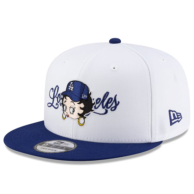 海外取寄 ニューエラ キャップ 9FIFTY ロサンゼルス ドジャース ベラ ドーニャ BETTY BOOP SNAPBACK CAP WHITE-ROYAL BLUE