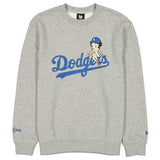 海外取寄 ニューエラ スウェットシャツ ロサンゼルス ドジャース ベラ ドーニャ BETTY BOOP FLEECE SWEATSHIRT GREY