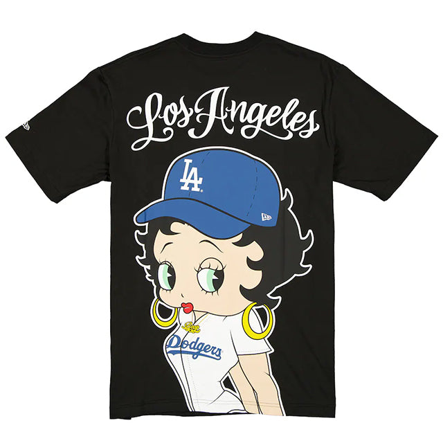 海外取寄 ニューエラ Tシャツ ロサンゼルス ドジャース ベラ ドーニャ BETTY BOOP OVER SIZED T-SHIRT BLACK