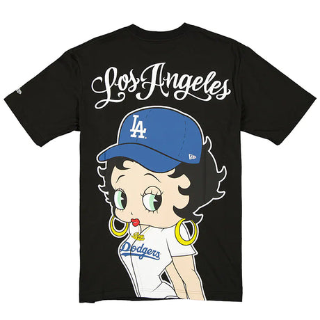 海外取寄 ニューエラ Tシャツ ロサンゼルス ドジャース ベラ ドーニャ BETTY BOOP OVER SIZED T-SHIRT BLACK