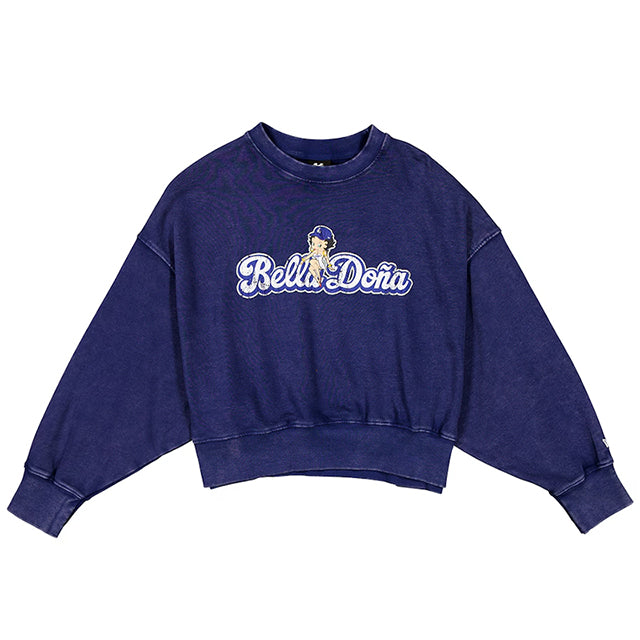海外取寄 女性用 ニューエラ スウェットシャツ ロサンゼルス ドジャース ベラ ドーニャ WOMEN'S BETTY BOOP SWEATSHIRT DARK BLUE