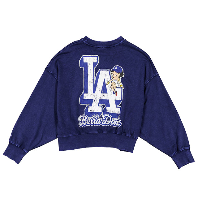 海外取寄 女性用 ニューエラ スウェットシャツ ロサンゼルス ドジャース ベラ ドーニャ WOMEN'S BETTY BOOP SWEATSHIRT DARK BLUE