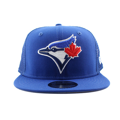 ニューエラ メッシュキャップ 9FIFTY スナップバック トロント ブルージェイズ MLB TEAM BASIC TRUCKER SNAPBACK CAP ROYAL