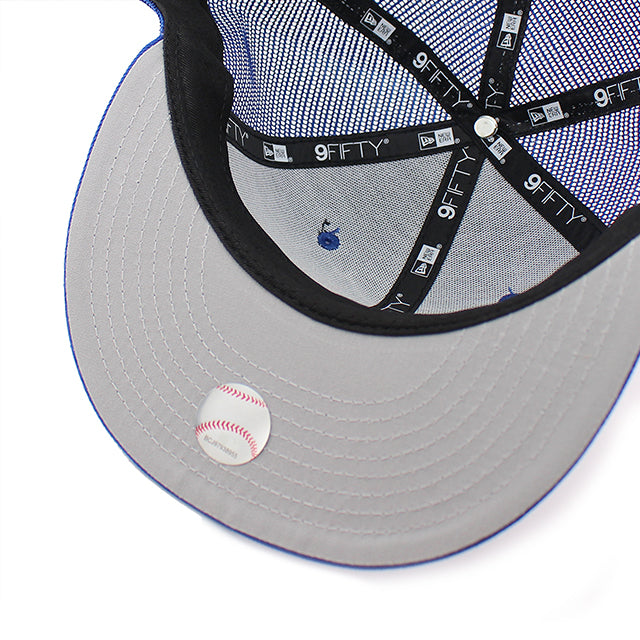ニューエラ メッシュキャップ 9FIFTY スナップバック トロント ブルージェイズ MLB TEAM BASIC TRUCKER SNAPBACK CAP ROYAL