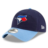 トロント ブルージェイズ50周年記念モデル ニューエラ キャップ 9TWENTY MLB 50th ANNIVERSARY STRAPBACK CAP ALTERNATE-4 NAVY LIGHT BLUE