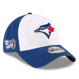 トロント ブルージェイズ50周年記念モデル ニューエラ キャップ 9TWENTY MLB 50th ANNIVERSARY STRAPBACK CAP ALTERNATE-3 WHITE-ROYAL BLUE