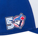 トロント ブルージェイズ50周年記念モデル ニューエラ キャップ 9FORTY M-CROWN MLB 50th ANNIVERSARY SNAPBACK CAP ALTERNATE-3 WHITE ROYAL BLUE