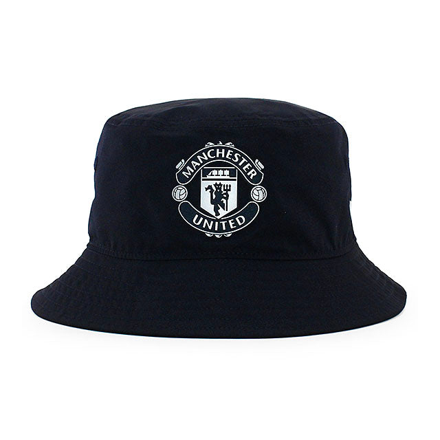 ニューエラ バケットハット マンチェスター ユナイテッド FC PREMIER LEAGUE RUBBER WOVEN BUCKET HAT NAVY