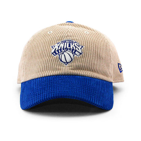 ニューエラ キャップ カジュアルクラシック ニューヨーク ニックス NBA CORDUROY CASUAL CLASSIC CAP CREAM