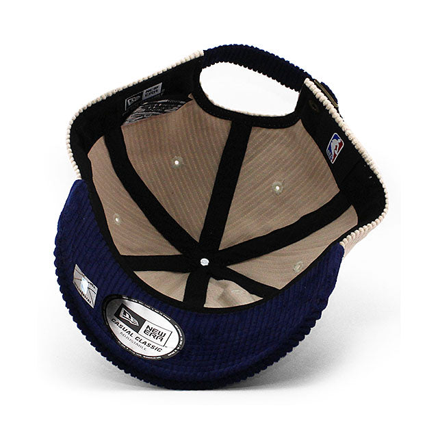 ニューエラ キャップ カジュアルクラシック ミネソタ ティンバーウルブズ NBA CORDUROY CASUAL CLASSIC CAP CREAM