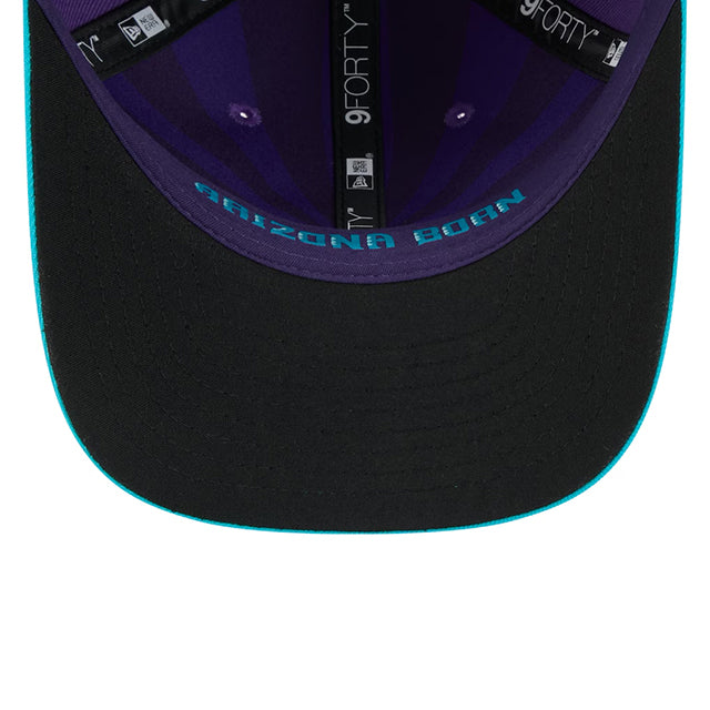 海外取寄 シティコネクト ニューエラ キャップ 9FORTY M-CROWN アリゾナ ダイヤモンドバックス MLB CITY CONNECT SNAPBACK CAP PURPLE TEAL