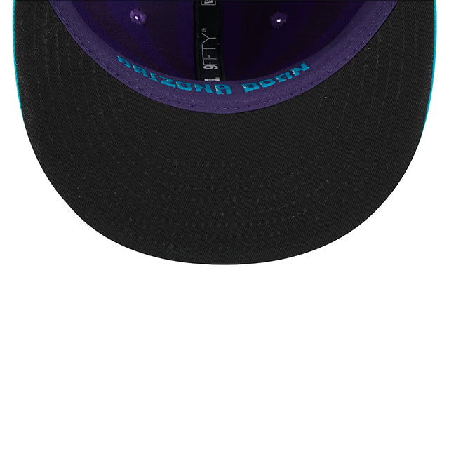 海外取寄 シティコネクト ニューエラ キャップ 9FIFTYアリゾナ ダイヤモンドバックス MLB CITY CONNECT SNAPBACK CAP PURPLE TEAL