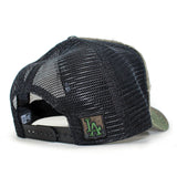 ニューエラ キャップ 9FORTY メッシュキャップ ロサンゼルス ドジャース D-FRAME TRUCKER MESH CAP BATTALION WOODLAND CAMO