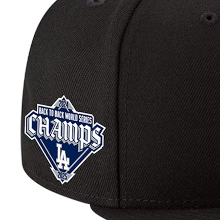 ワールドシリーズ2連覇モデル 海外取寄 ニューエラ キャップ 9FIFTY ロサンゼルス ドジャース MLB BACK2BACK WORLD SERIES CHAMPIONS SNAPBACK CAP BLACK-WHITE