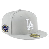 ワールドシリーズ2連覇モデル ニューエラ キャップ 59FIFTY ロサンゼルス ドジャース MLB BACK2BACK WORLD SERIES CHAMPIONS FITTED CAP GREY