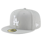 ワールドシリーズ2連覇モデル ニューエラ キャップ 59FIFTY ロサンゼルス ドジャース MLB BACK2BACK WORLD SERIES CHAMPIONS FITTED CAP GREY