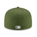 ワールドシリーズ2連覇モデル ニューエラ キャップ 59FIFTY ロサンゼルス ドジャース MLB BACK2BACK WORLD SERIES CHAMPIONS FITTED CAP OLIVE-WHITE