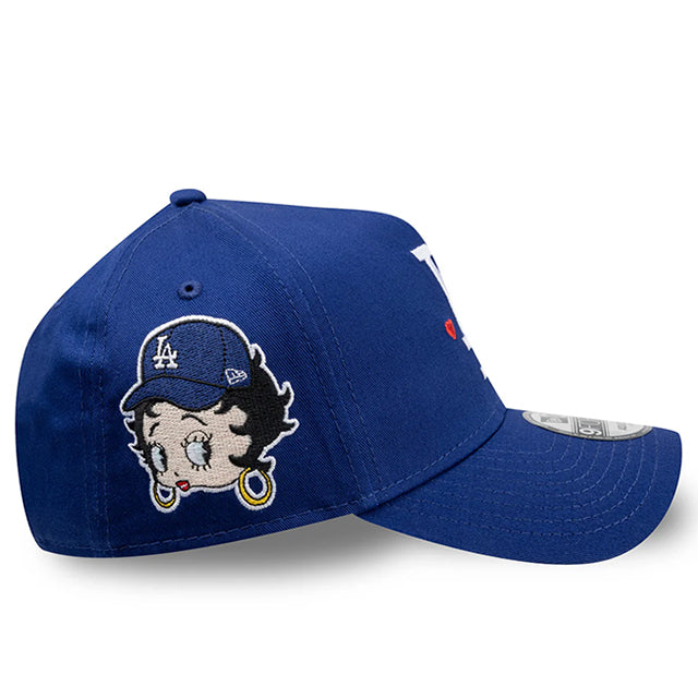 海外取寄 ニューエラ キャップ 9FORTY スナップバック ロサンゼルス ドジャース ベラ ドーニャ BETTY BOOP A- FRAME SNAPBACK CAP ROYAL BLUE