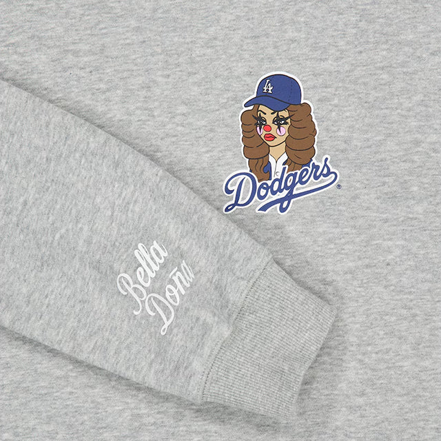 海外取寄 女性用 ニューエラ スウェットシャツ ロサンゼルス ドジャース ベラ ドーニャ WOMEN'S PULLOVER SWEATSHIRT GREY