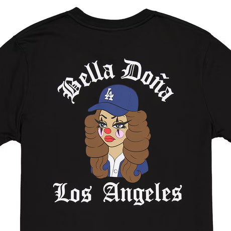 海外取寄 女性用 ニューエラ Tシャツ ロサンゼルス ドジャース ベラ ドーニャ WOMEN'S T-SHIRT BLACK