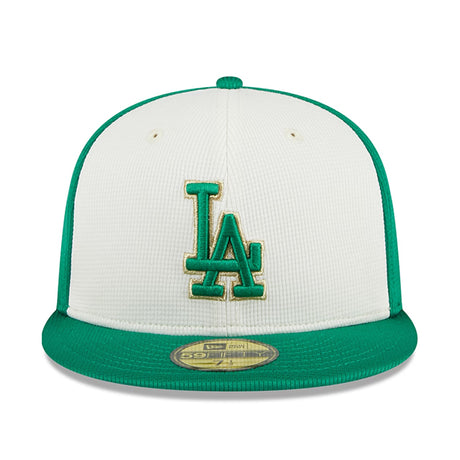 ニューエラ キャップ 海外取寄 59FIFTY ロサンゼルス ドジャース 2024 MLB St. PATRICK'S DAY FITTED CAP WHITE-GREEN NEW ERA LOS ANGELES DODGERS