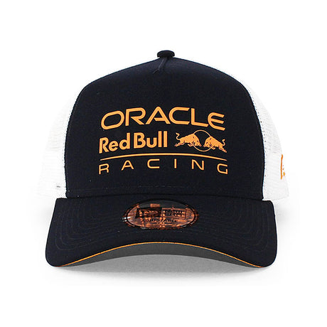 ニューエラ メッシュキャップ オラクル レッドブル レーシング REPREVE E-FRAME TRUCKER MESH CAP NAVY