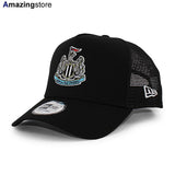 ニューエラ キャップ ニューカッスル ユナイテッドFC PREMIER CORE E-FRAME TRUCKER MESH CAP BLACK
