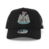 ニューエラ キャップ ニューカッスル ユナイテッドFC PREMIER CORE E-FRAME TRUCKER MESH CAP BLACK