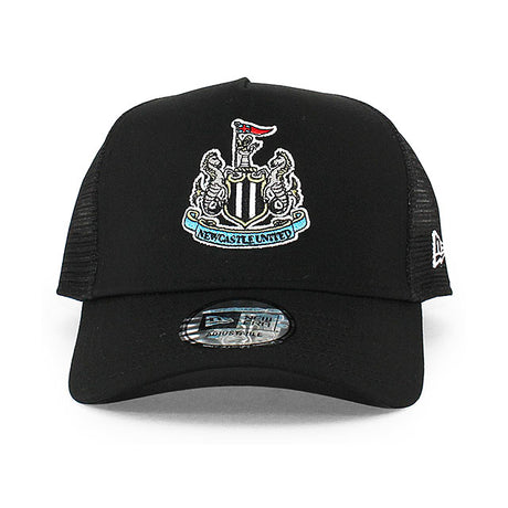 ニューエラ キャップ ニューカッスル ユナイテッドFC PREMIER CORE E-FRAME TRUCKER MESH CAP BLACK
