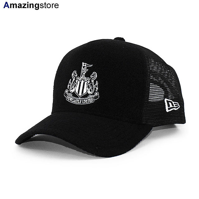 ニューエラ キャップ ニューカッスル ユナイテッドFC PREMIER TERRY CLOTH E-FRAME TRUCKER MESH CAP BLACK