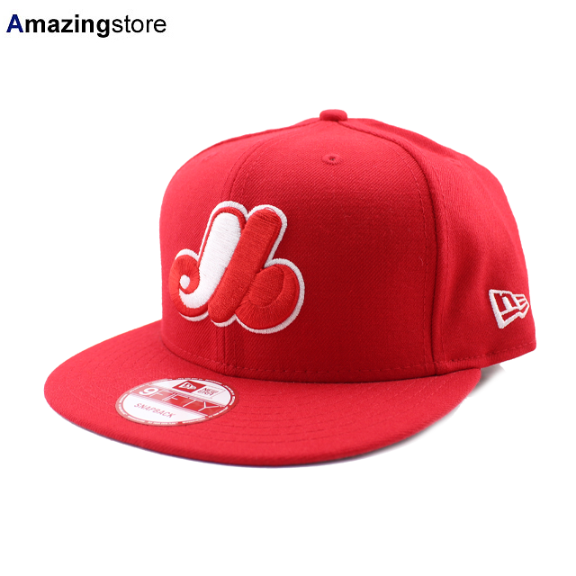 ニューエラ キャップ 9FIFTY スナップバック モントリオール エクスポズ MLB COOP TEAM-BASIC SNAPBACK CAP RED WHITE