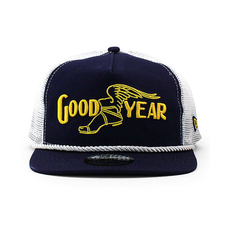 ニューエラ メッシュキャップ GOLFER ナスカー GOODYEAR MESH CAP NAVY