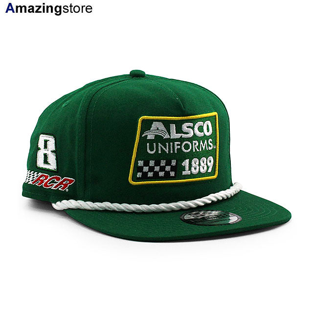 ニューエラ キャップ GOLFER ナスカー カイル ブッシュ ALSCO UNIFORMS SNAPBACK CAP GREEN