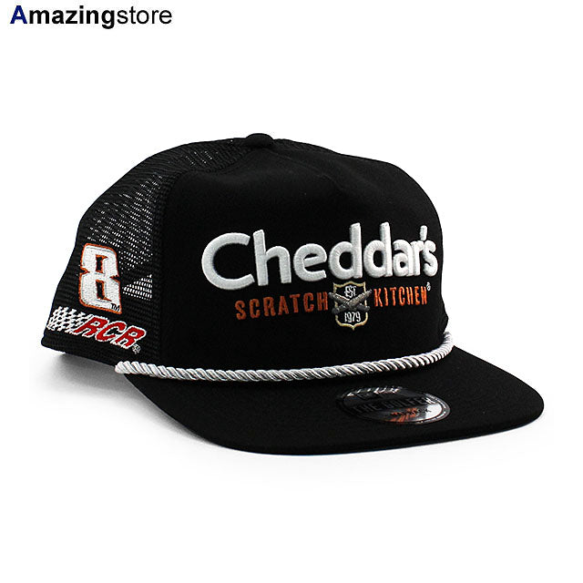 ニューエラ メッシュキャップ GOLFER ナスカー カイル ブッシュ Cheddar's MESH SNAPBACK CAP BLACK