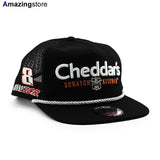 ニューエラ メッシュキャップ GOLFER ナスカー カイル ブッシュ Cheddar's MESH SNAPBACK CAP BLACK
