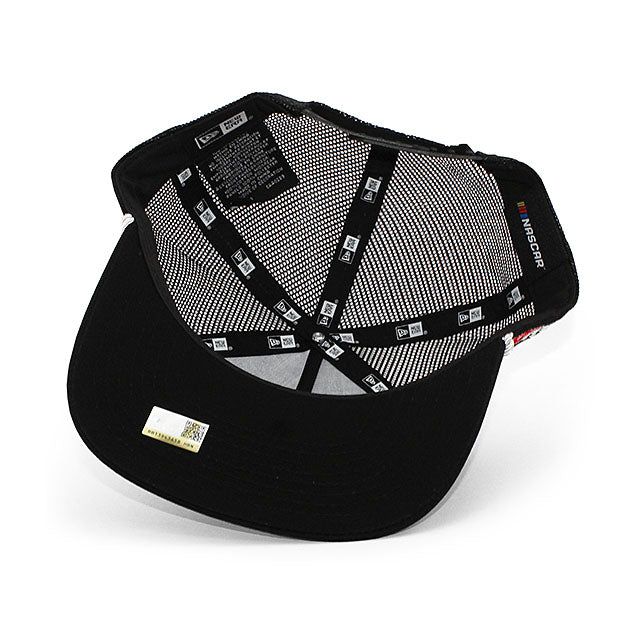ニューエラ メッシュキャップ GOLFER ナスカー カイル ブッシュ Cheddar's MESH SNAPBACK CAP BLACK