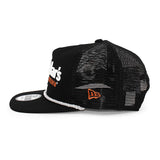 ニューエラ メッシュキャップ GOLFER ナスカー カイル ブッシュ Cheddar's MESH SNAPBACK CAP BLACK