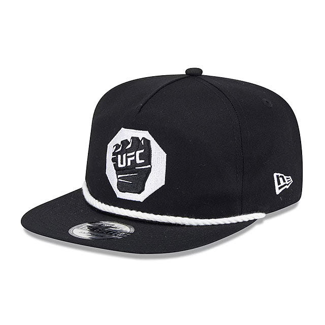 海外取寄 ニューエラ キャップ GOLFER UFC GLOVE SNAPBACK CAP BLACK