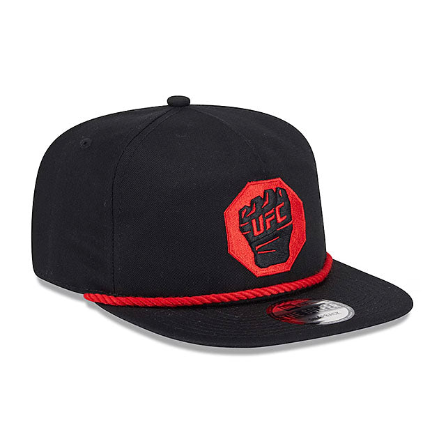 海外取寄 ニューエラ キャップ GOLFER UFC GLOVE SNAPBACK CAP BLACK