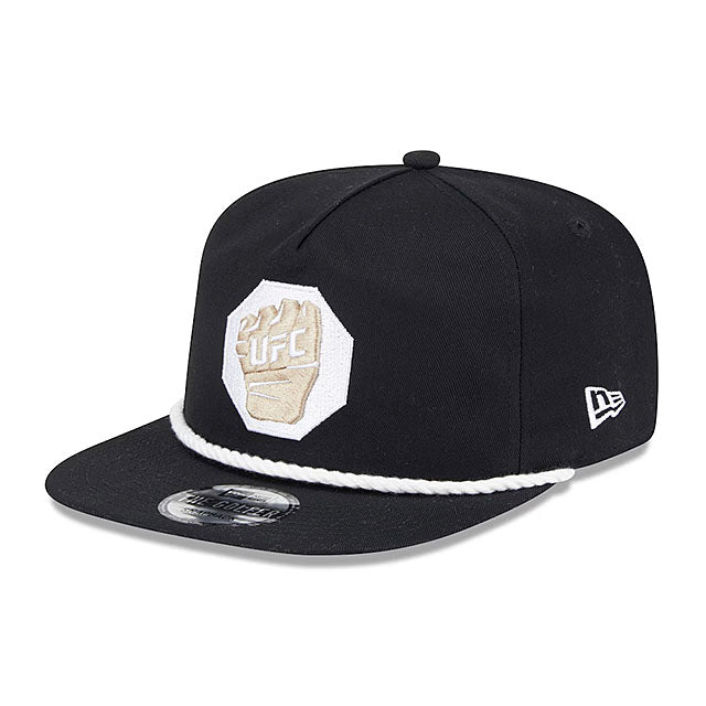 海外取寄 ニューエラ キャップ GOLFER UFC GLOVE SNAPBACK CAP BLACK