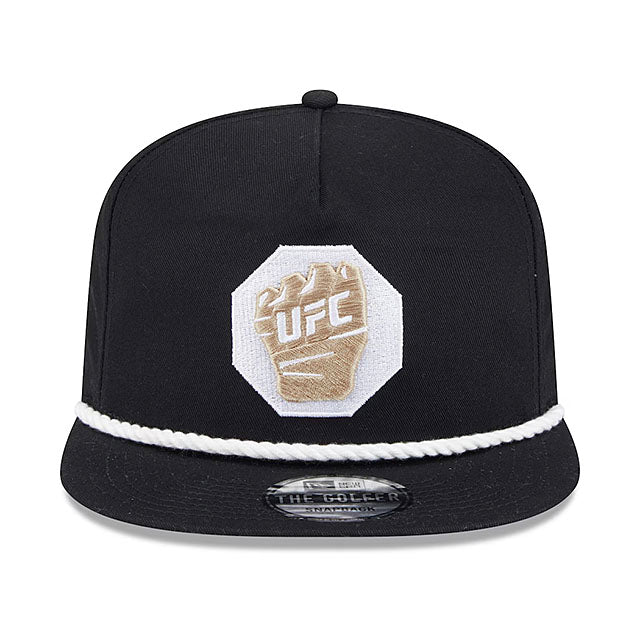 海外取寄 ニューエラ キャップ GOLFER UFC GLOVE SNAPBACK CAP BLACK