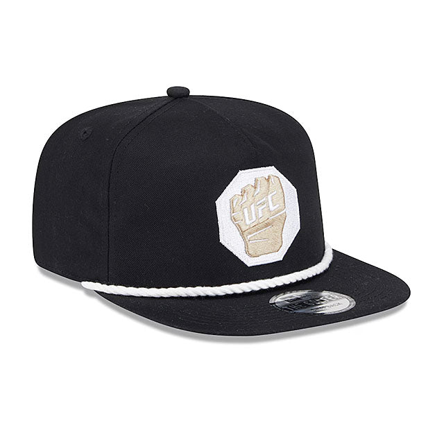海外取寄 ニューエラ キャップ GOLFER UFC GLOVE SNAPBACK CAP BLACK
