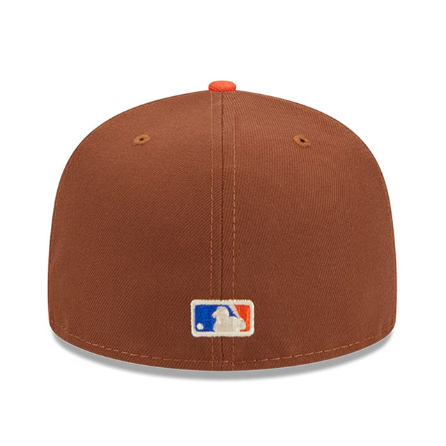 ニューエラ キャップ 59FIFTY ニューヨーク メッツ HARVEST SIDE-PATCH FITTED CAP BROWN ORANGE NEW ERA NEW YORK METS