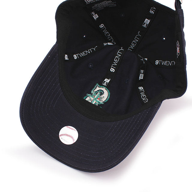 イチロー永久欠番記念モデル ニューエラ キャップ 9TWENTY シアトル マリナーズ MLB COOPERSTOWN NUMBER RETIREMENT STRAPBACK CAP NAVY