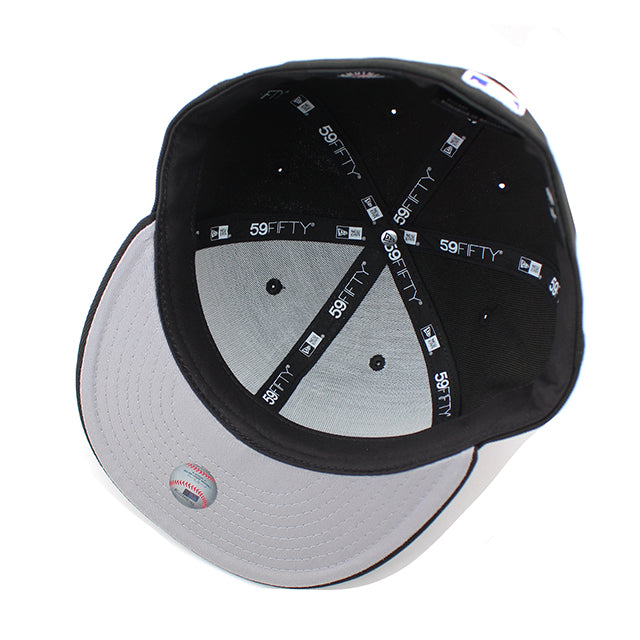 ニューエラ 59FIFTY ロサンゼルス ドジャース MLB VINCOL FITTED CAP BLACK