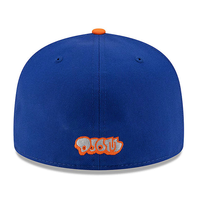 MF DOOMコラボ 海外取寄 ニューエラ キャップ 59FIFTY ニューヨーク ニックス NBA FITTED CAP BLUE