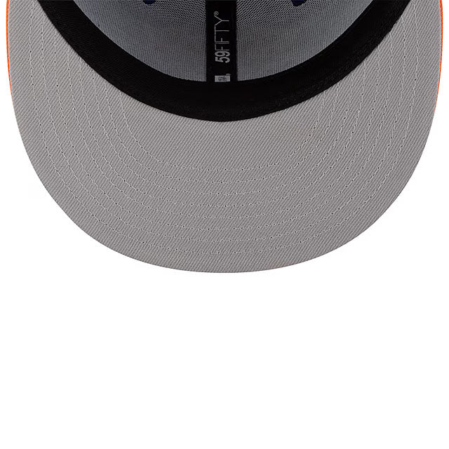 MF DOOMコラボ 海外取寄 ニューエラ キャップ 59FIFTY ニューヨーク ニックス NBA FITTED CAP BLUE