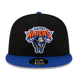MF DOOMコラボ 海外取寄 ニューエラ キャップ 59FIFTY ニューヨーク ニックス NBA FITTED CAP BLACK