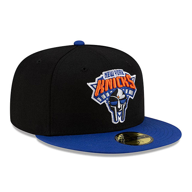 MF DOOMコラボ 海外取寄 ニューエラ キャップ 59FIFTY ニューヨーク ニックス NBA FITTED CAP BLACK